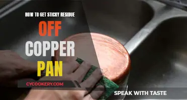 Removing Sticky Residue from Copper Cookware