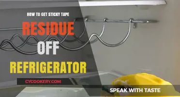 Easy Ways to Remove Sticky Tape Residue from Your Fridge