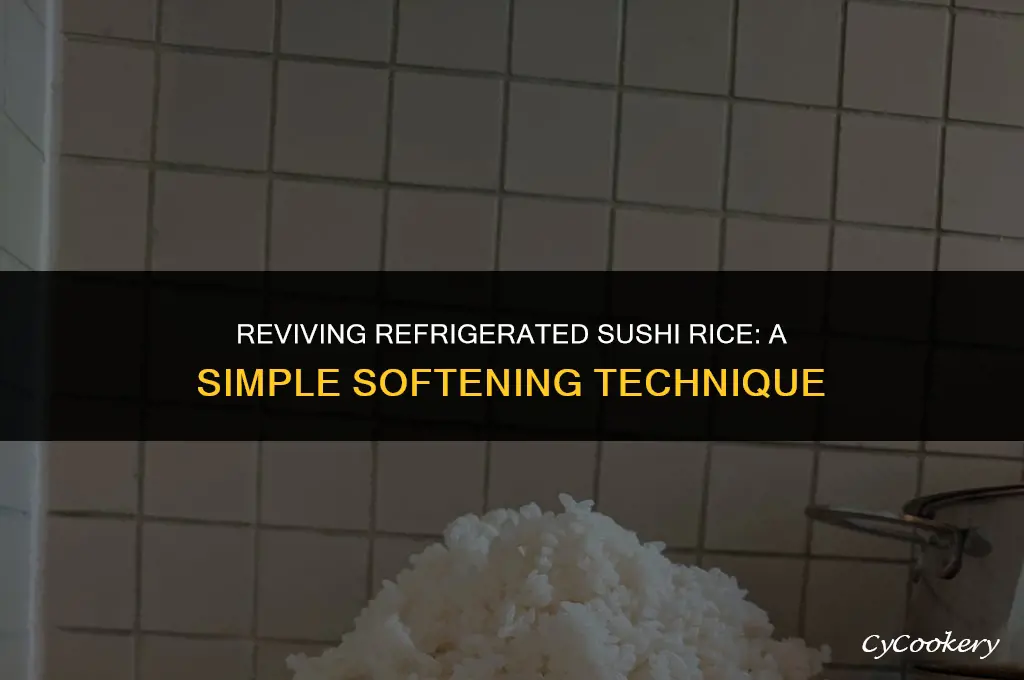 how to get sushi rice soft after refrigerating