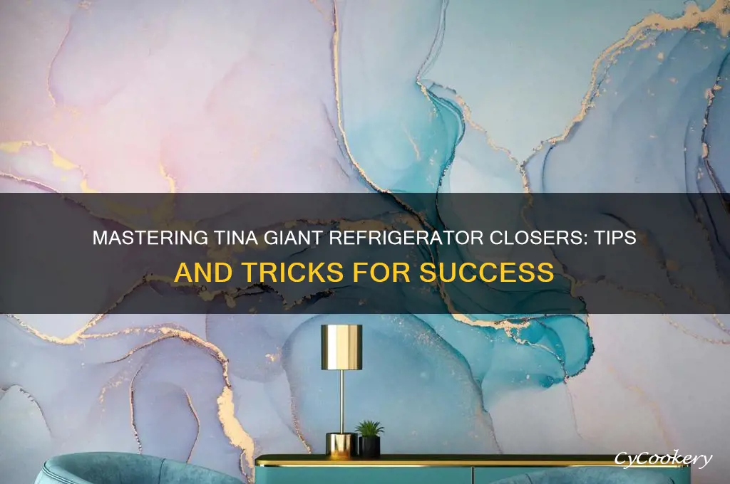how to get tina giant refrigerator closers
