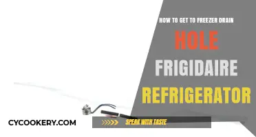 Accessing the Freezer Drain Hole in Frigidaire Refrigerators: A Guide