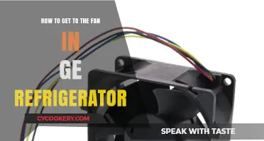 Accessing the Fan in Your GE Refrigerator: A Simple Guide