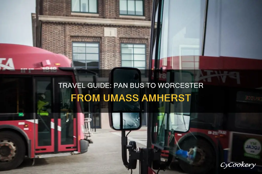 how to get to worcester from umass amherst pan bus