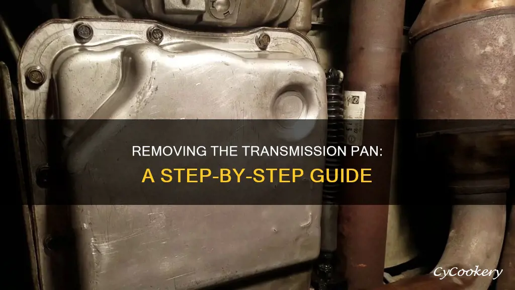 how to get transmission pan off