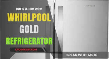 Easy Steps to Remove the Tray from Your Whirlpool Gold Fridge