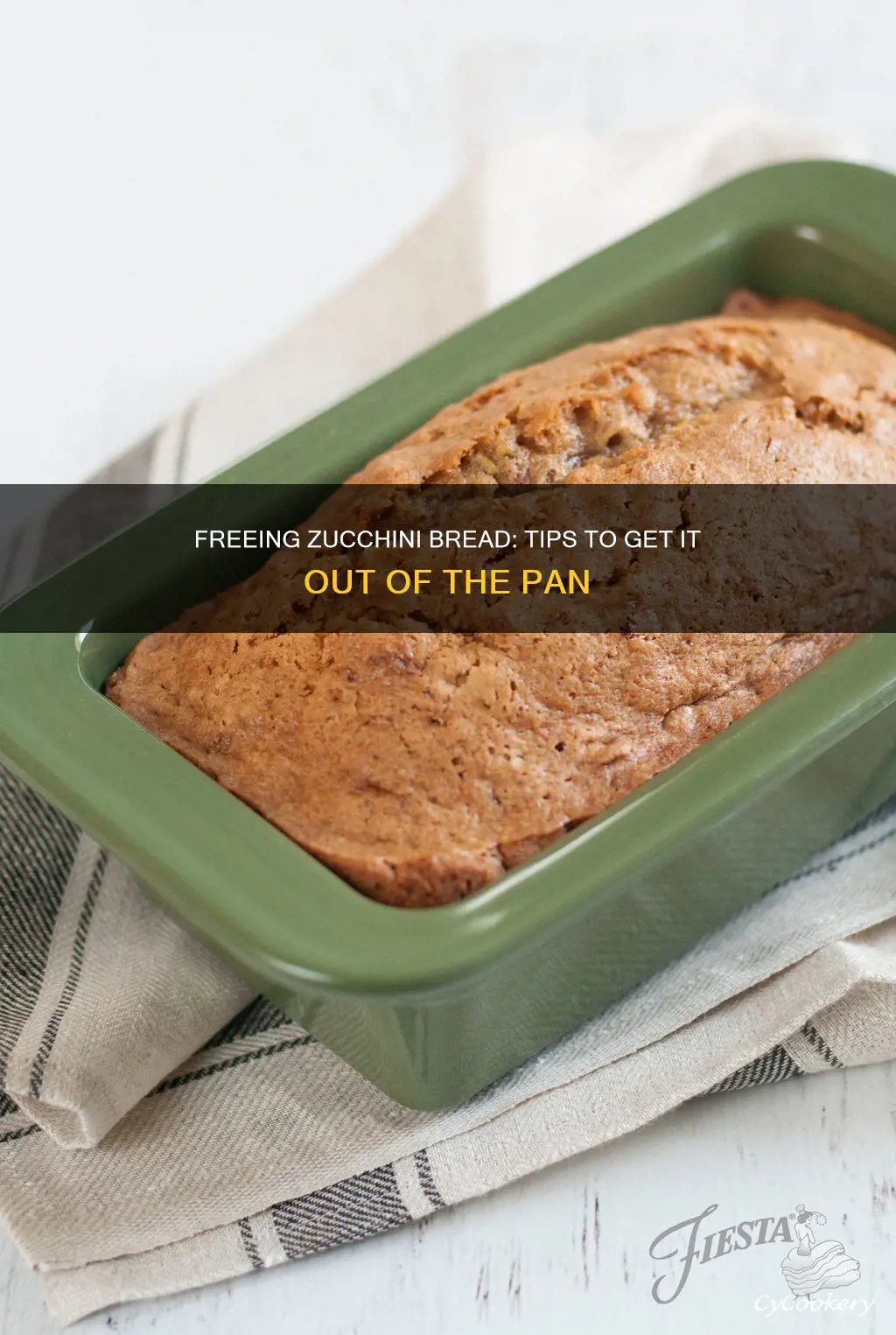 how to get zucchini bread out of pan