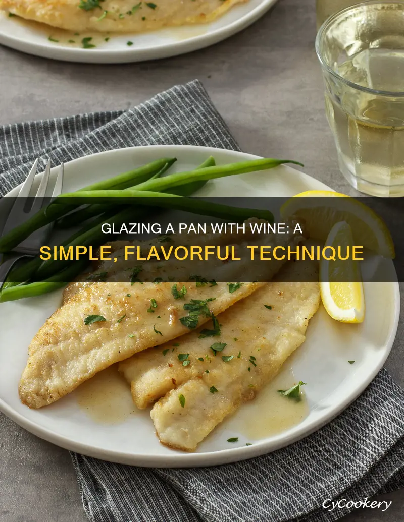 how to glaze a pan with wine