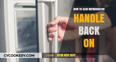 Easy DIY Fix: Gluing Your Refrigerator Handle Back On
