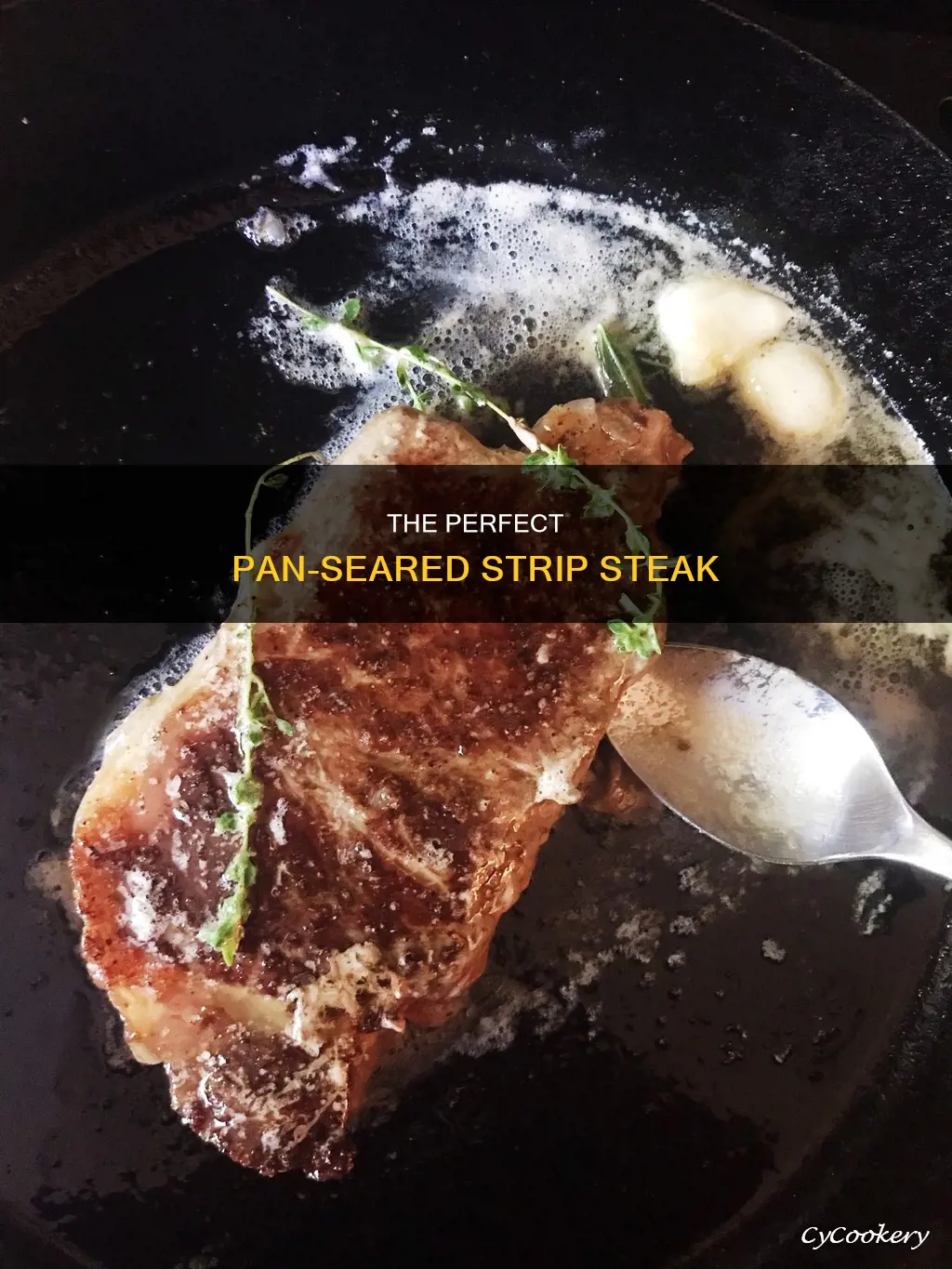how to good a strip steak pan