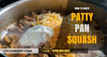 The Best Way to Grate Patty Pan Squash