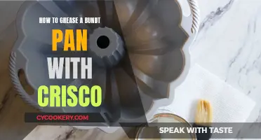 Greasing a Bundt Pan: Crisco Edition