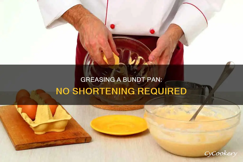 how to grease a bundt pan without shortening