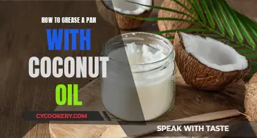 Greasing a Pan: Coconut Oil Method for Perfect Results