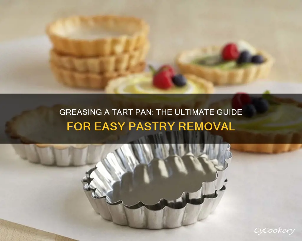 how to grease a tart pan for easy removal