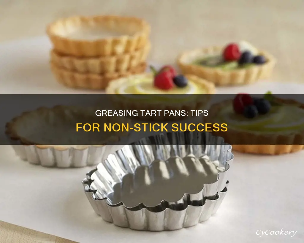 how to grease a tart pan so it doesnt stick