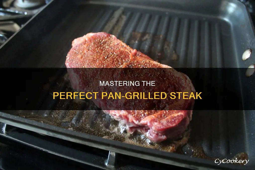 how to grill a steak on a pan