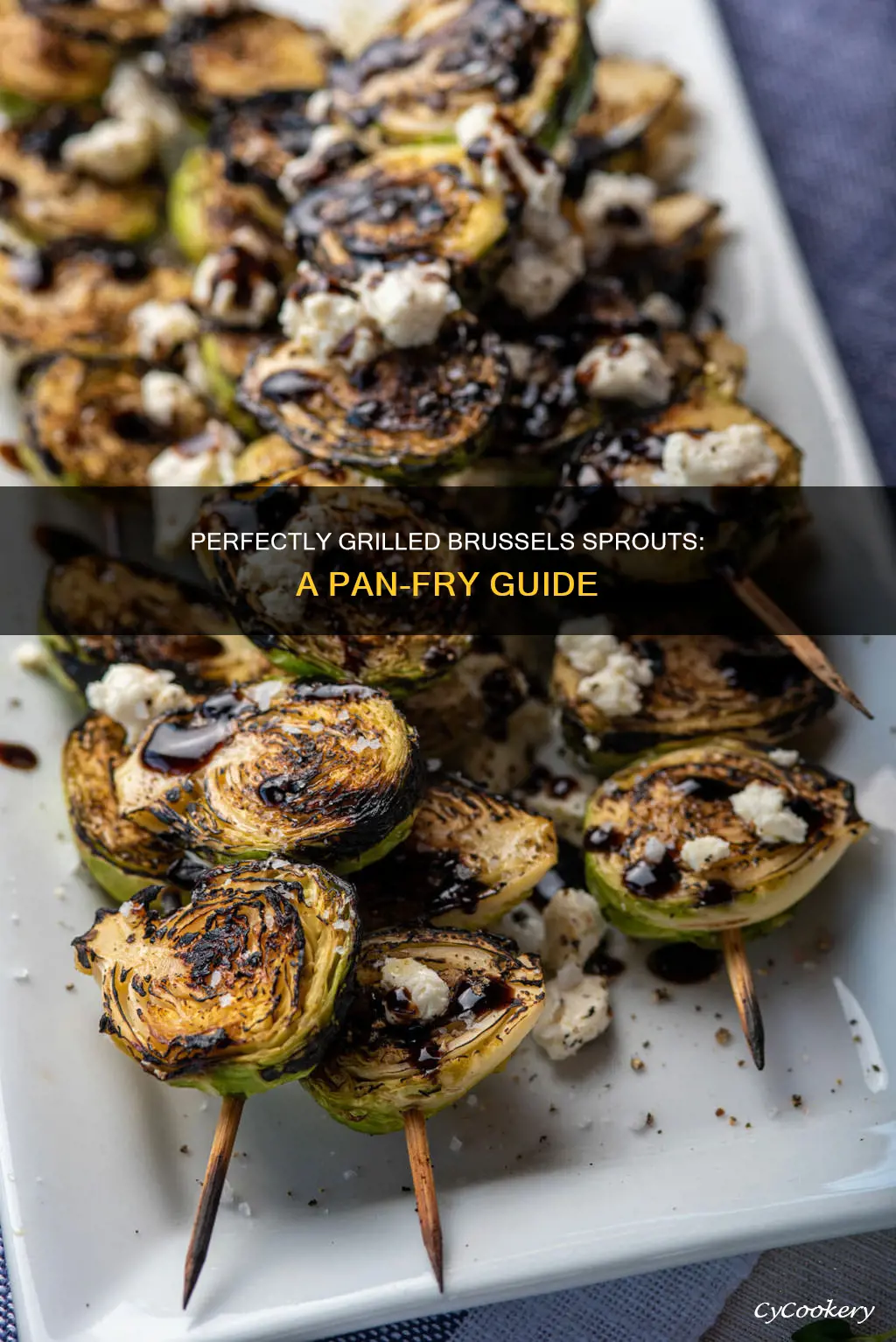how to grill brussel sprouts in a pan