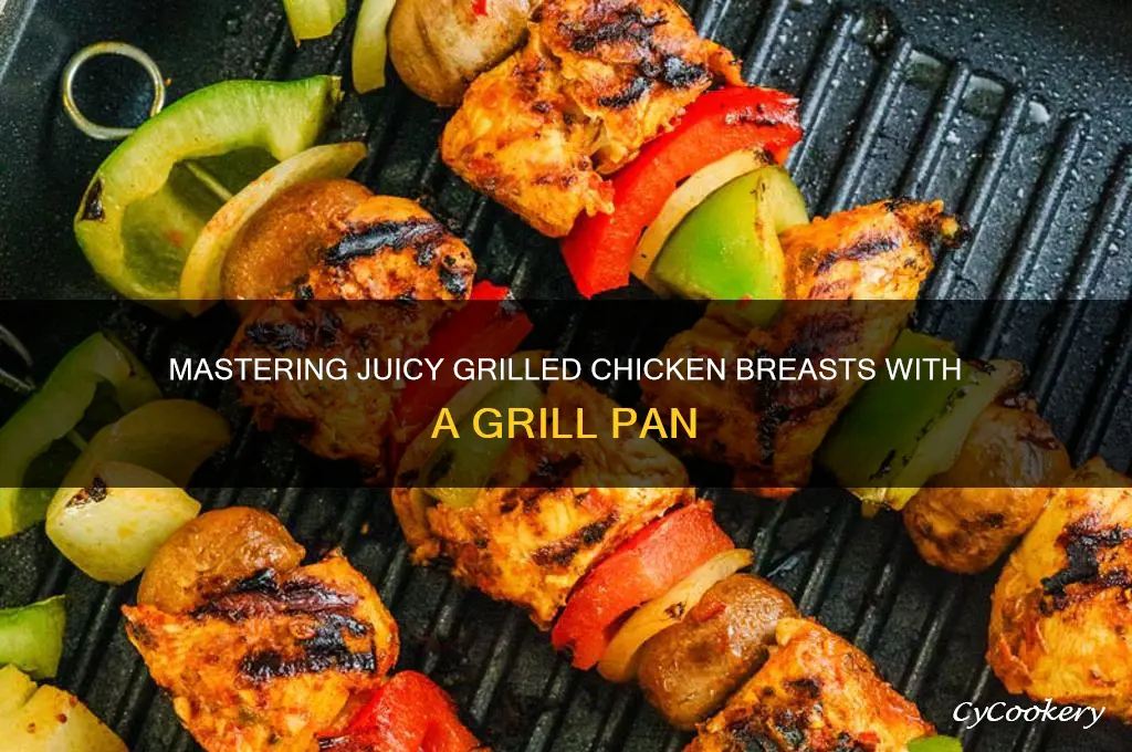 how to grill chicken breasts using a grill pan