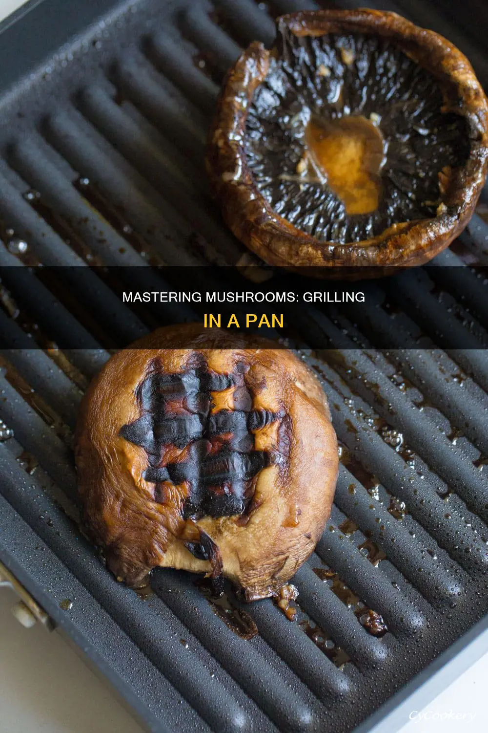 how to grill mushrooms in a pan