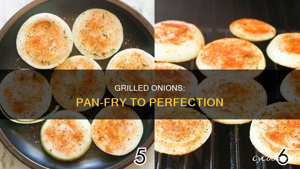 how to grill onion in a pan