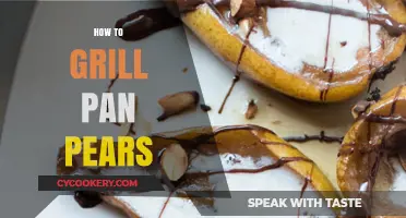 Grilled Pear Perfection: A Simple Guide to Pan-Grilled Pears