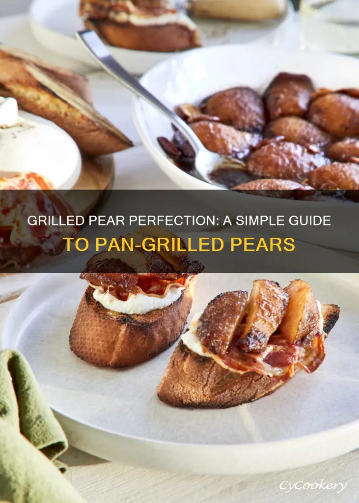 how to grill pan pears
