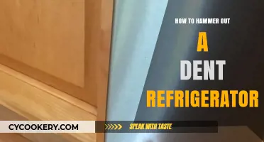 DIY Guide: Hammering Out a Dent in Your Refrigerator Easily