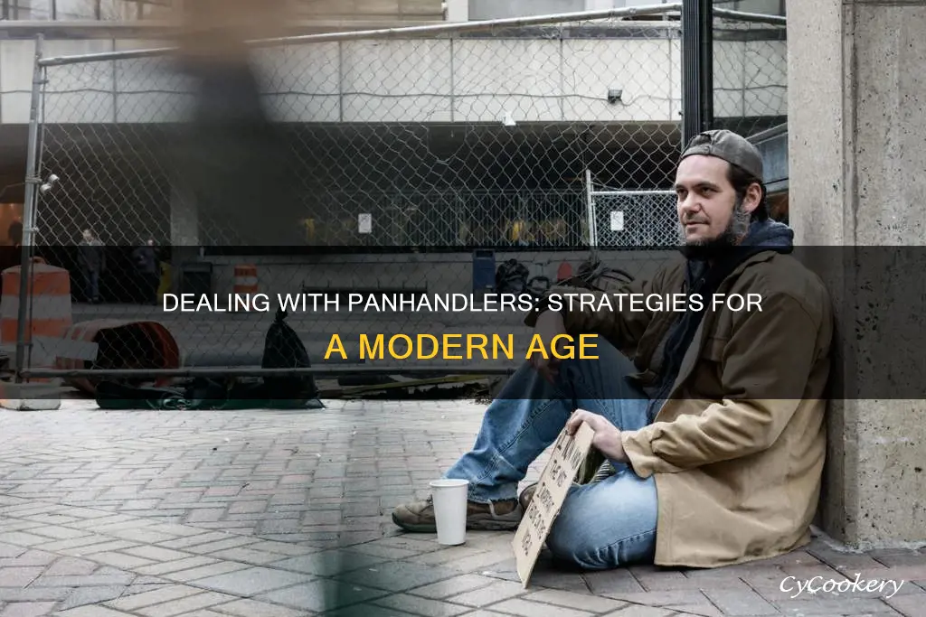 how to handle pan handlers
