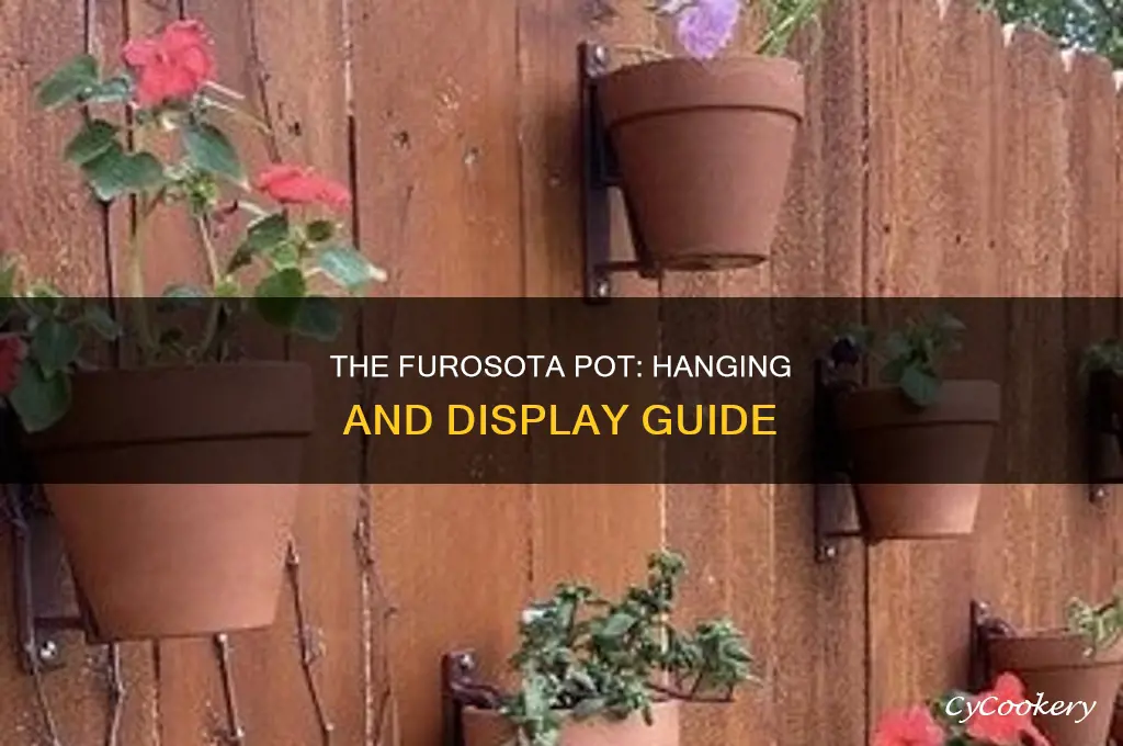 how to hang a furosota cooking pot