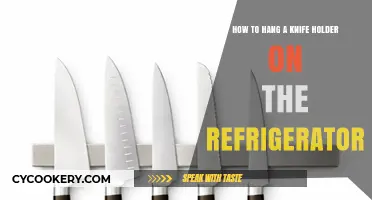 Effortlessly Organize Your Kitchen: Knife Holder on Fridge