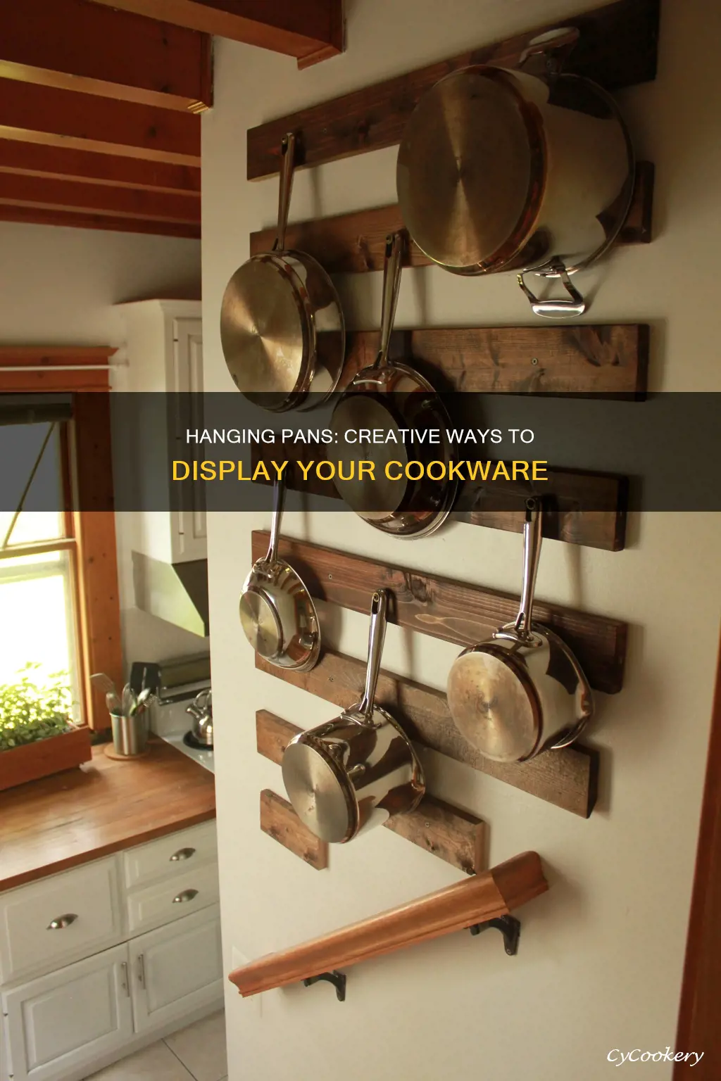 how to hang a pan without a ring