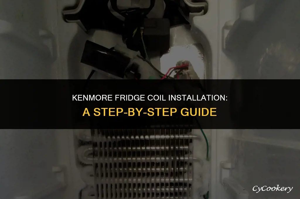 how to hang coil on back of kenmore refrigerator