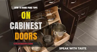 Hanging Pots and Pans: Utilizing Cabinet Doors