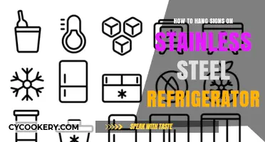 Effortless Sign Hanging on Stainless Steel Refrigerators: A Guide