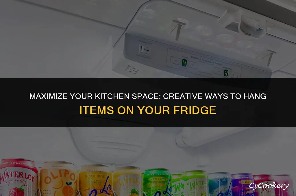 how to hang things from side of refrigerator