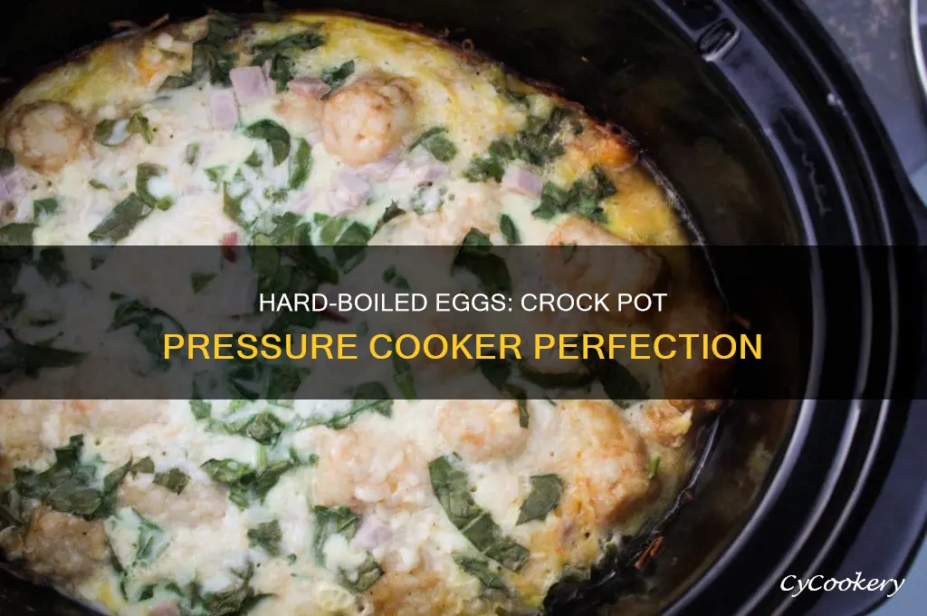 how to hard boil eggs in crock pot pressure cooker