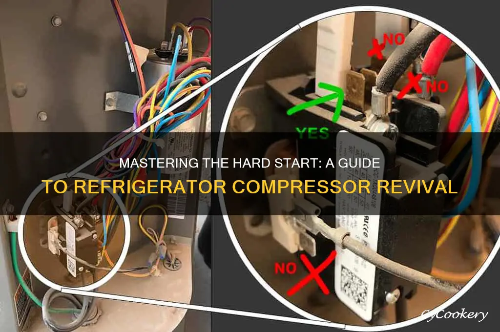how to hard start a refrigerator compressor