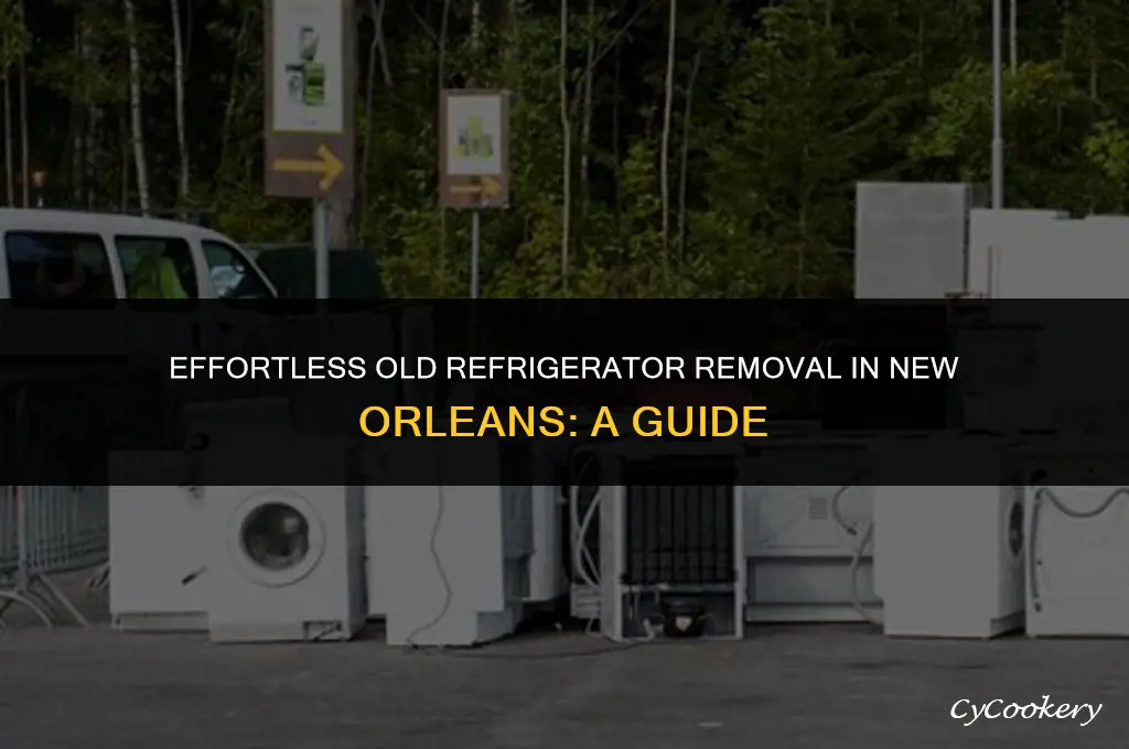 how to have old refrigerator haul away new orleans