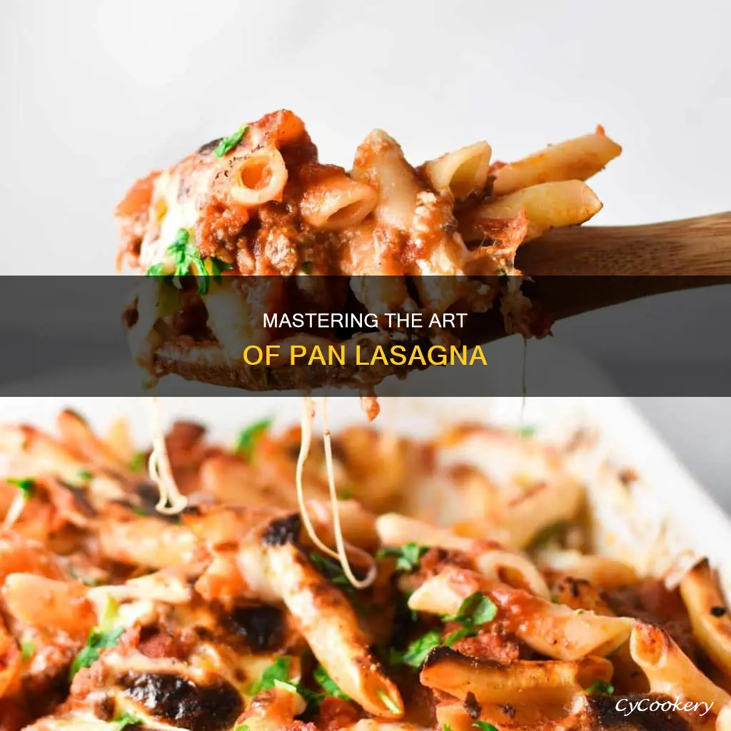 how to head up a big pan lasagna