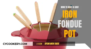 The Best Ways to Heat a Cast Iron Fondue Pot