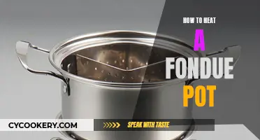 The Art of Heating a Fondue Pot