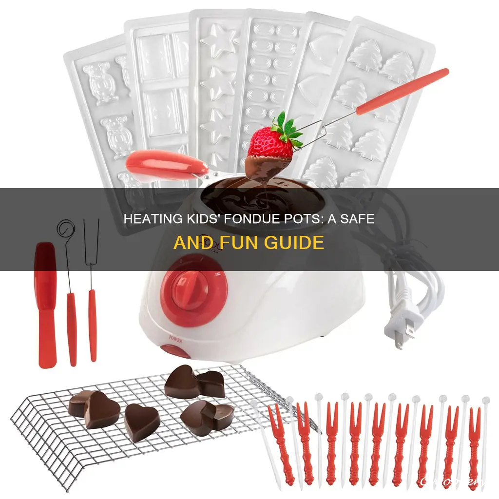 how to heat a kids fondue pot