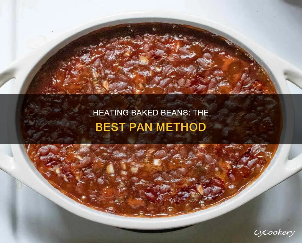 how to heat baked beans in a pan