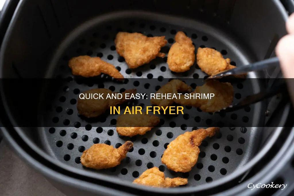 how to heat cooked shrimp in air fryer