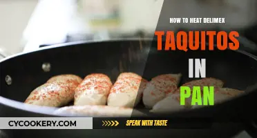 Quickly Heat Up Taquitos with a Pan