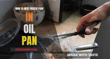 Heat Frozen Food: Oil Pan Method for Quick Meals