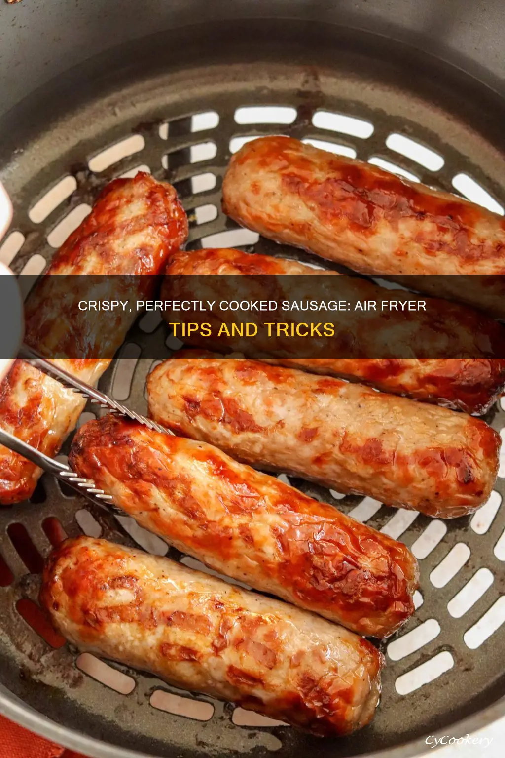 how to heat fully cooked sausage in air fryer