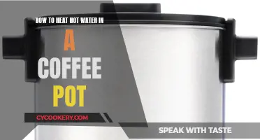 Brewing Hot Water: Using Your Coffee Pot to Heat Water