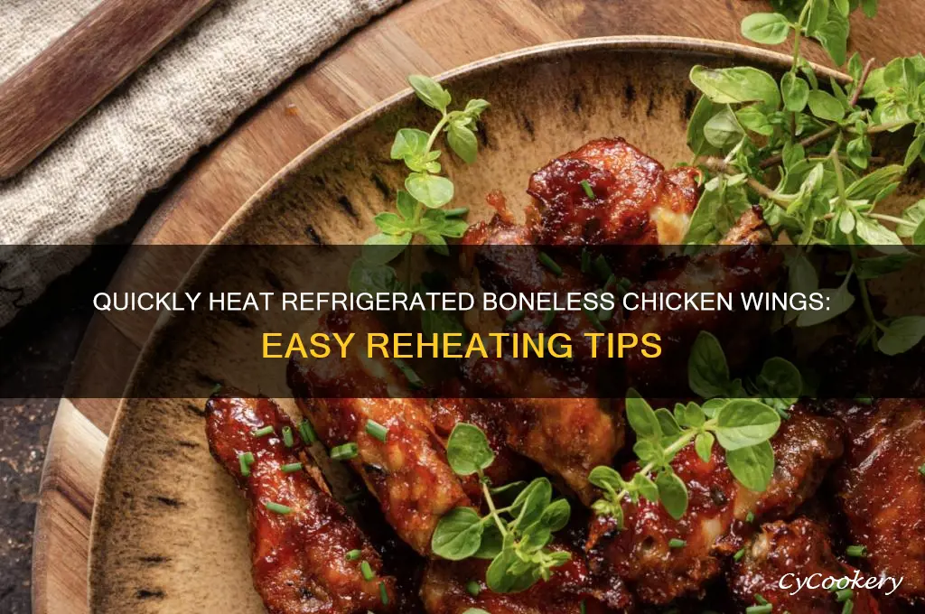 how to heat refrigerated boneless chicken wings