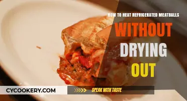Reviving Refrigerated Meatballs: A Guide to Reheating Without Drying Out